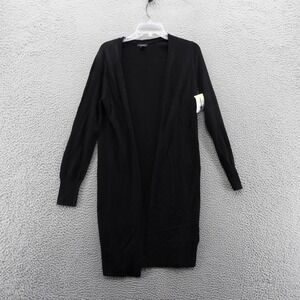 Halogen‎ Black Lightweight Open Front Cardigan Sweater Size Small Womens NEW